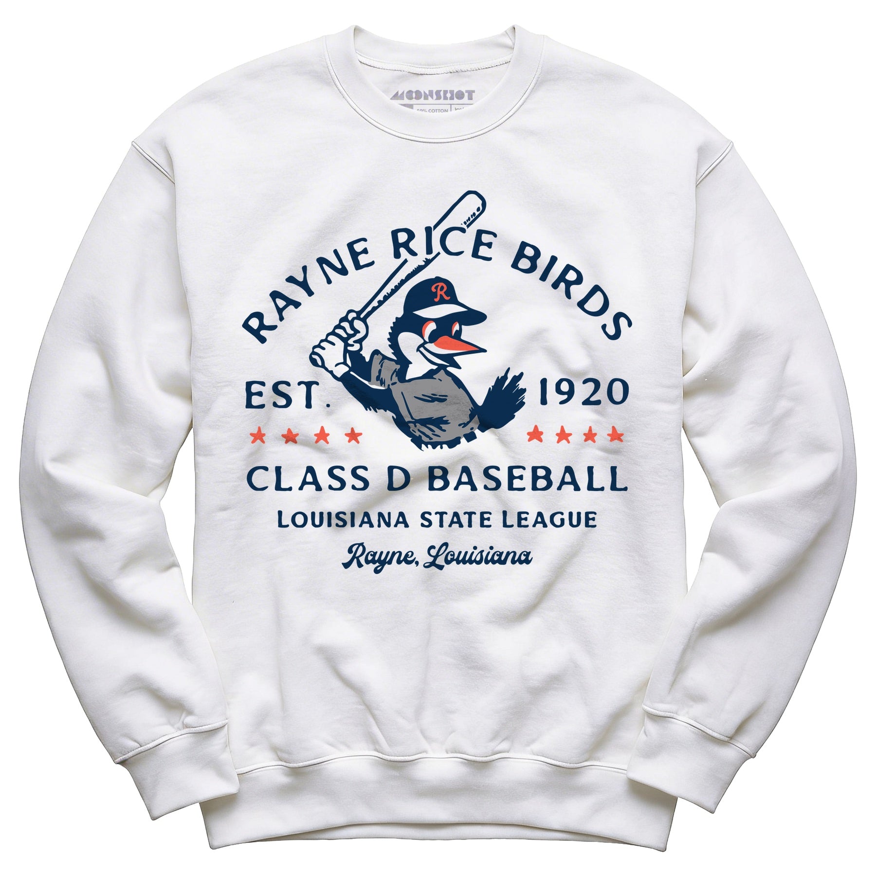 Rayne Rice Birds - Louisiana - Vintage Defunct Baseball Teams - Unisex Sweatshirt