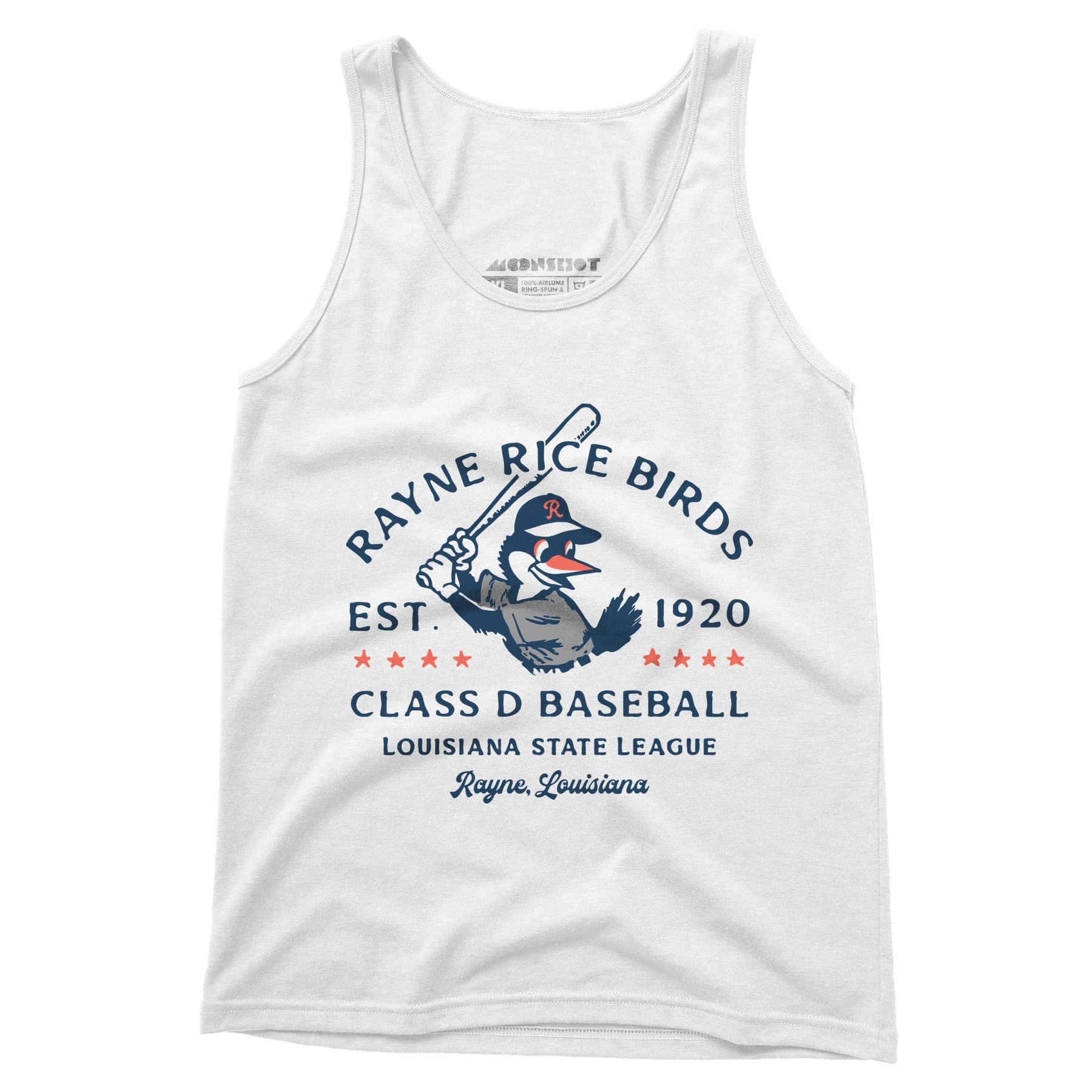 Rayne Rice Birds - Louisiana - Vintage Defunct Baseball Teams - Unisex Tank Top