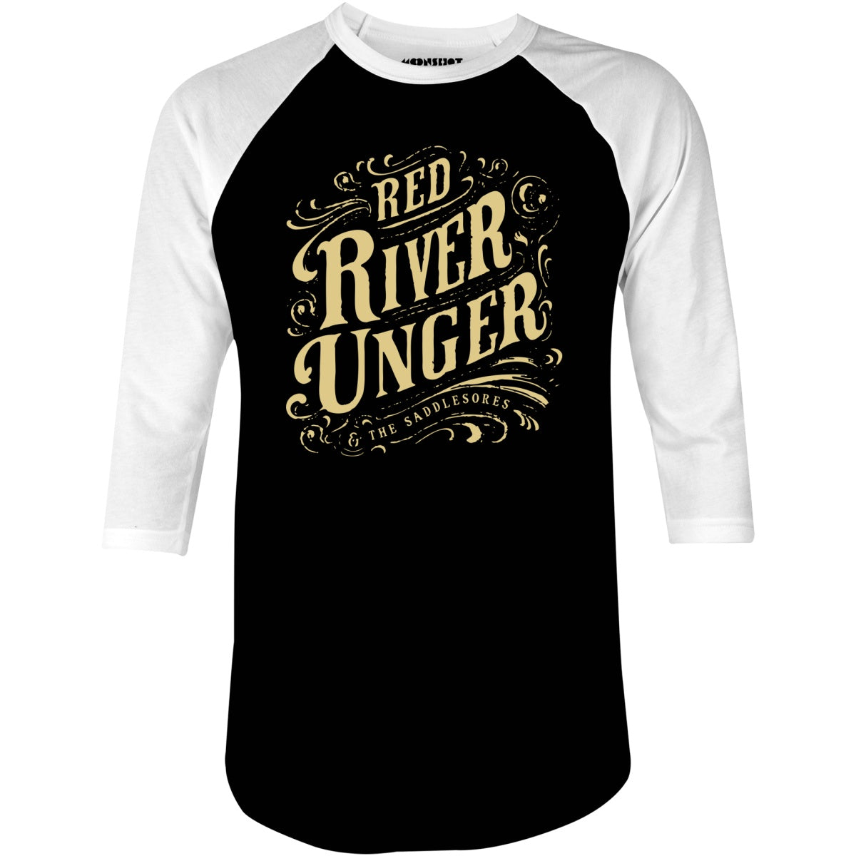 Red River Unger & The Saddlesores - 3/4 Sleeve Raglan T-Shirt