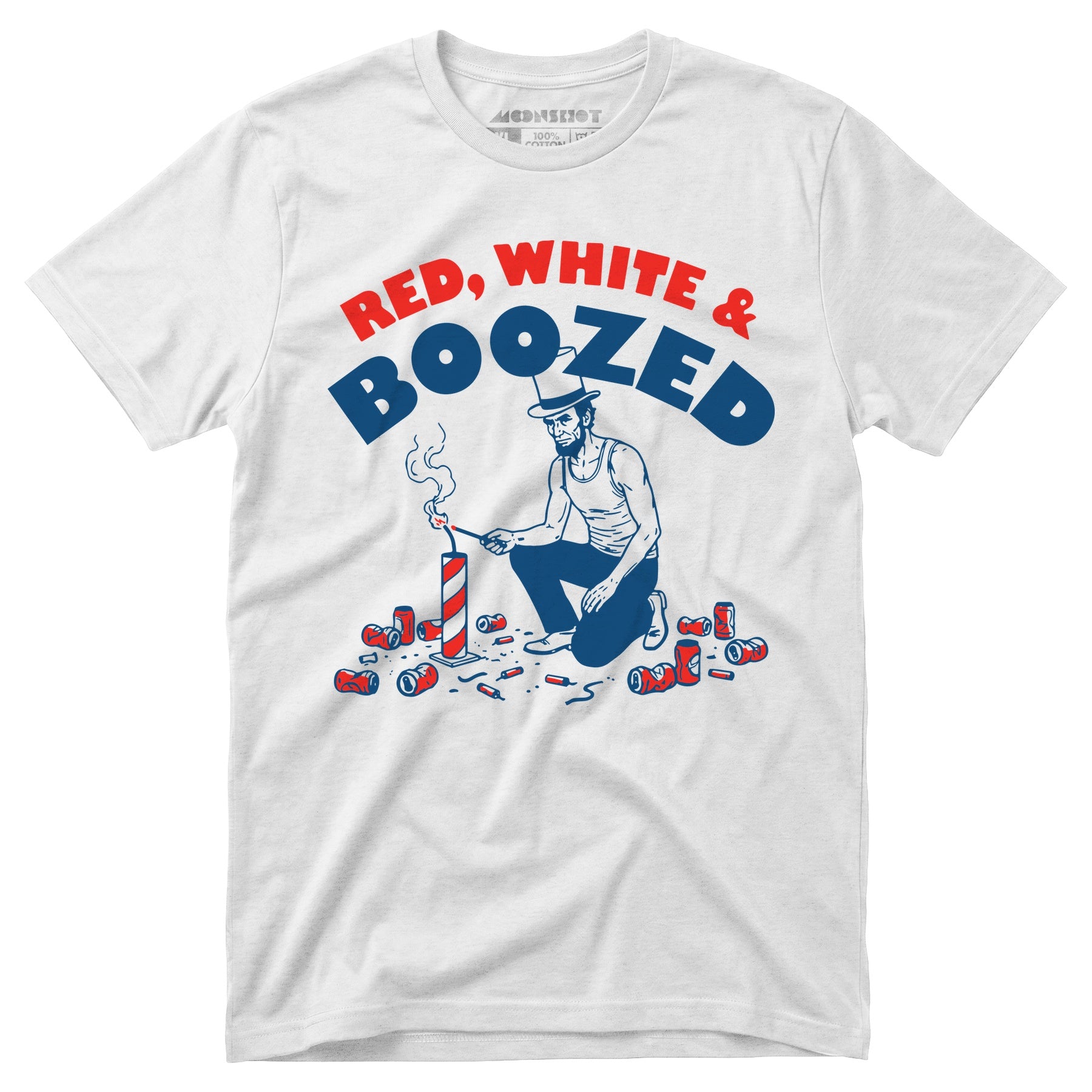 Red, White & Boozed - Unisex T-Shirt – m00nshot
