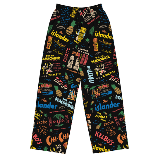 Retro Tiki Bars - Los Angeles, CA - Pajama Lounge Pants