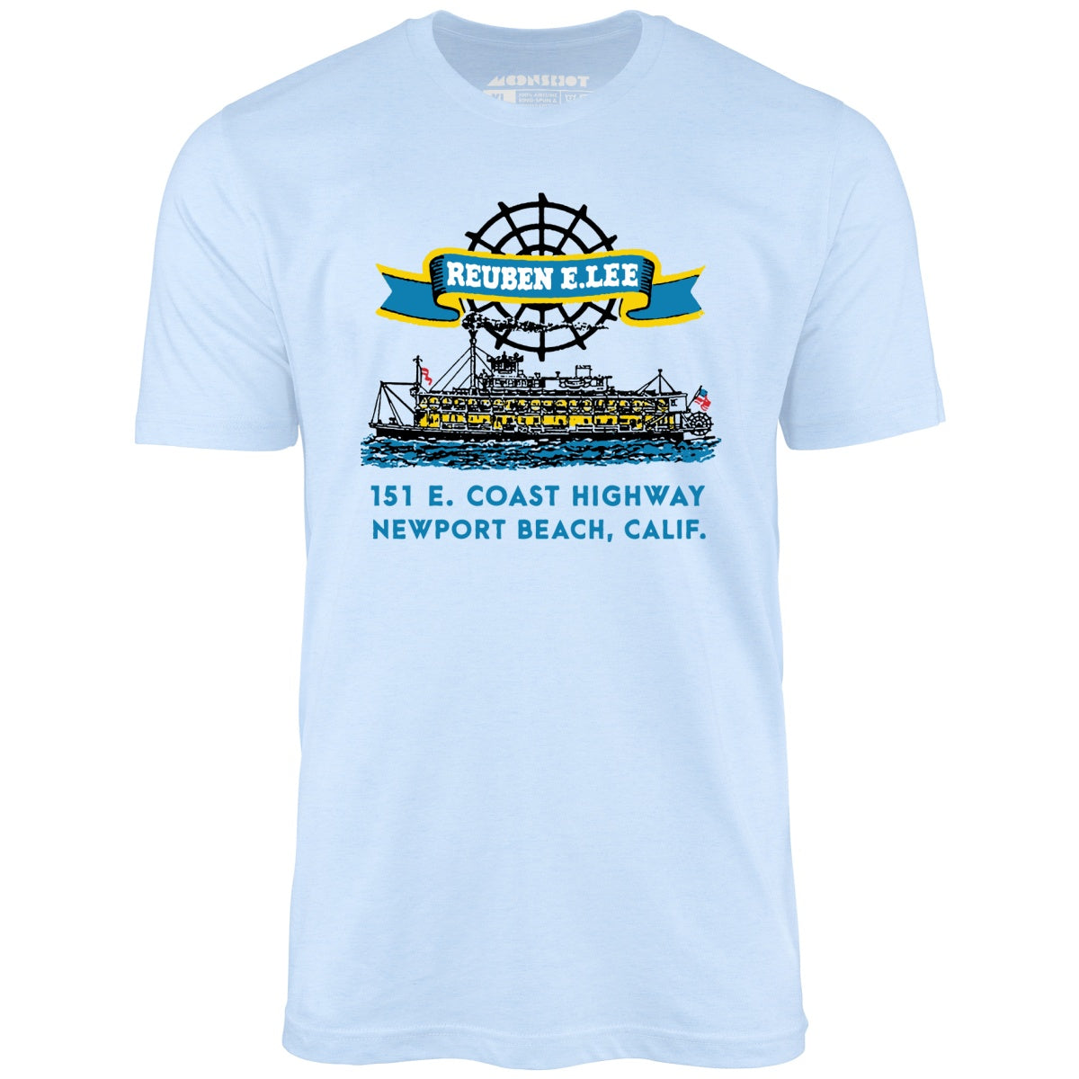 Reuben E. Lee - Newport Beach, CA - Vintage Restaurant - Unisex T-Shirt