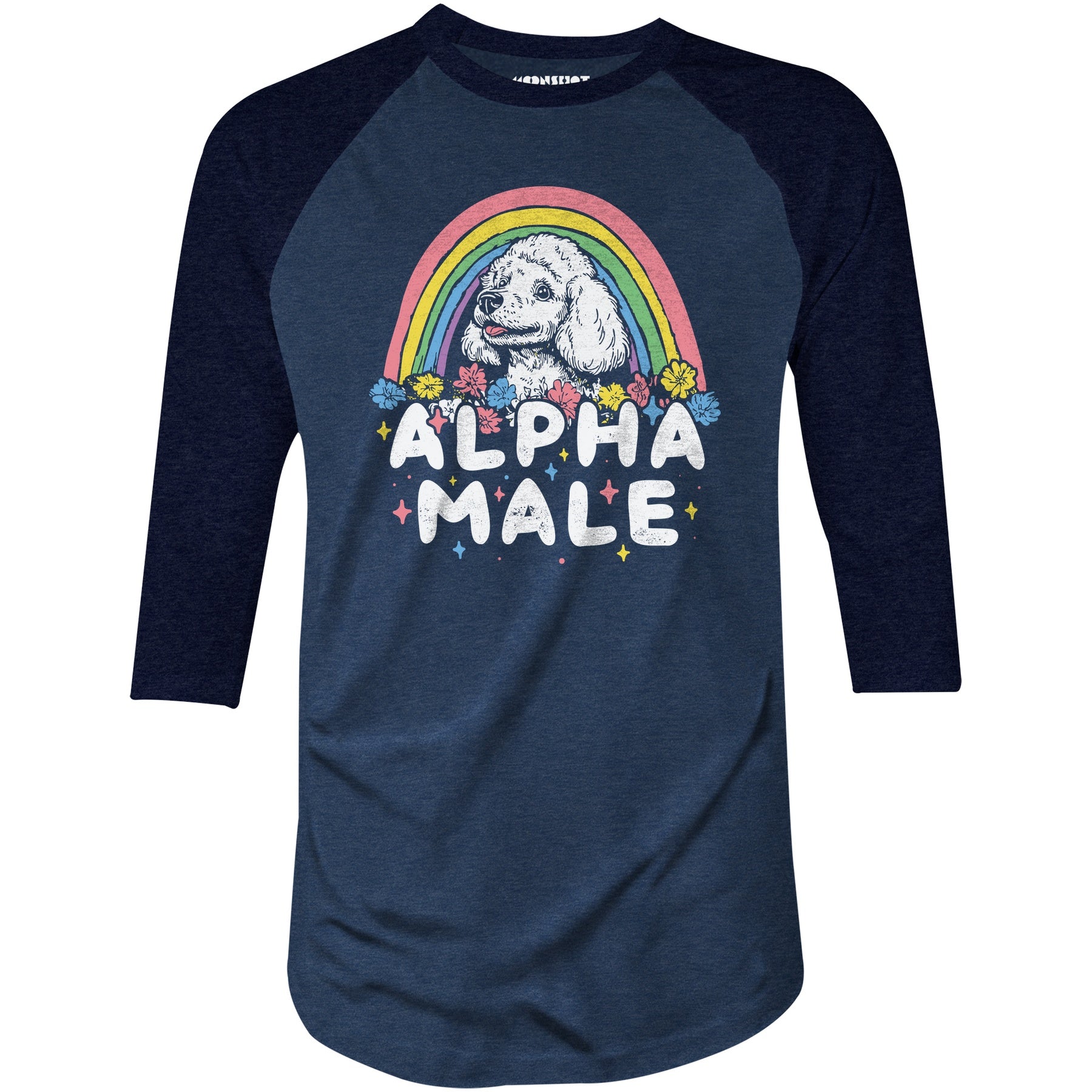 Alpha Male - 3/4 Sleeve Raglan T-Shirt
