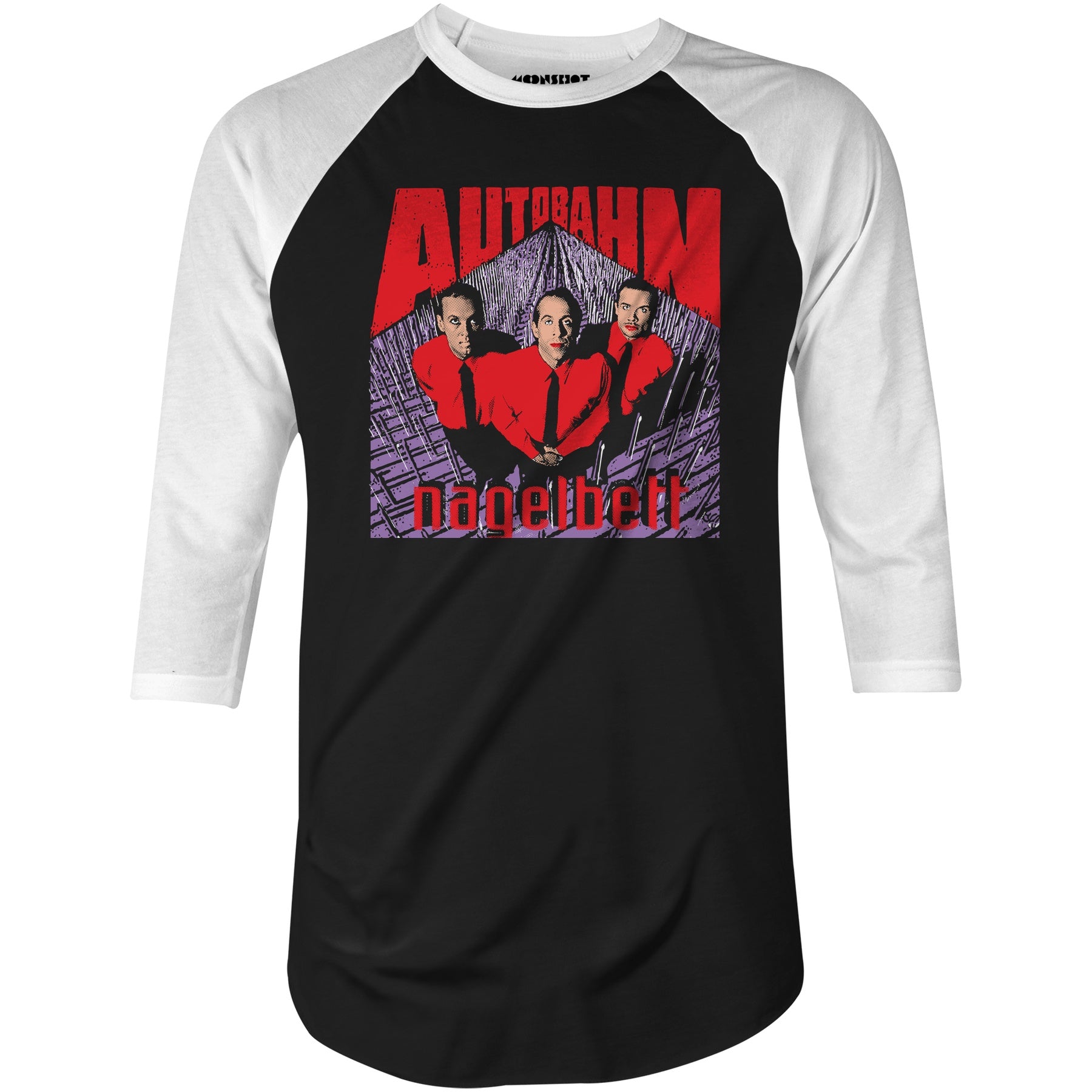 Autobahn - Big Lebowski - 3/4 Sleeve Raglan T-Shirt