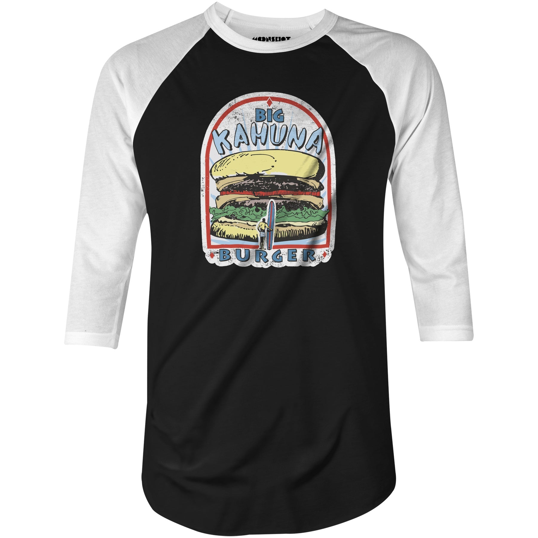 Big Kahuna Burger - 3/4 Sleeve Raglan T-Shirt