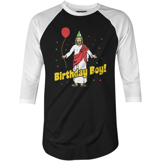Birthday Boy - 3/4 Sleeve Raglan T-Shirt