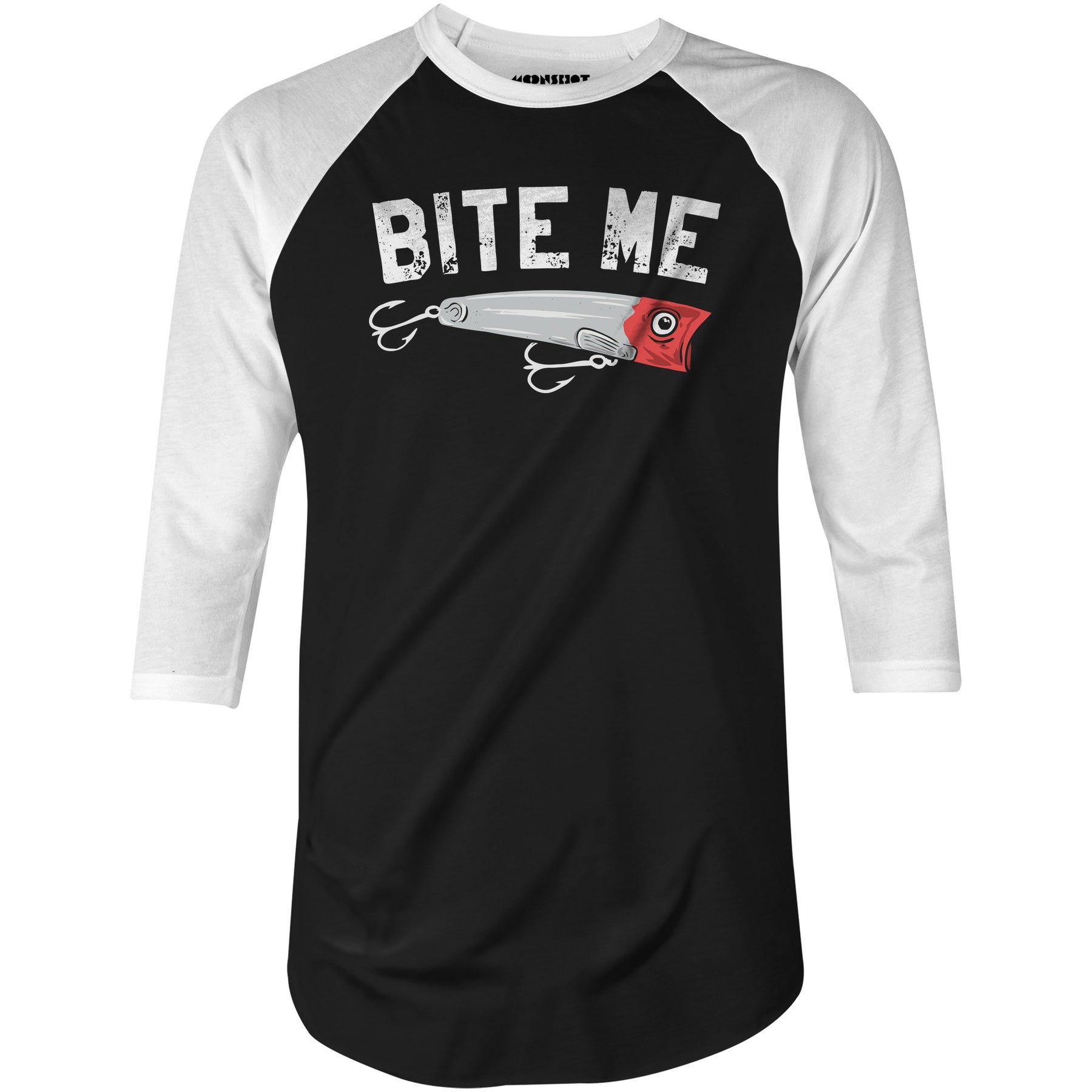 Bite Me - 3/4 Sleeve Raglan T-Shirt