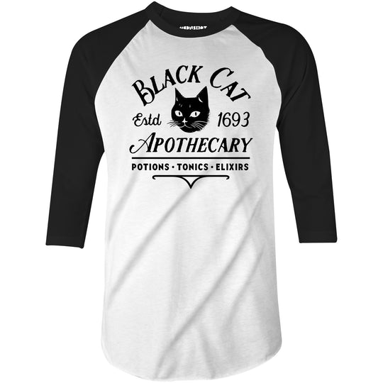 Black Cat Apothecary - 3/4 Sleeve Raglan T-Shirt