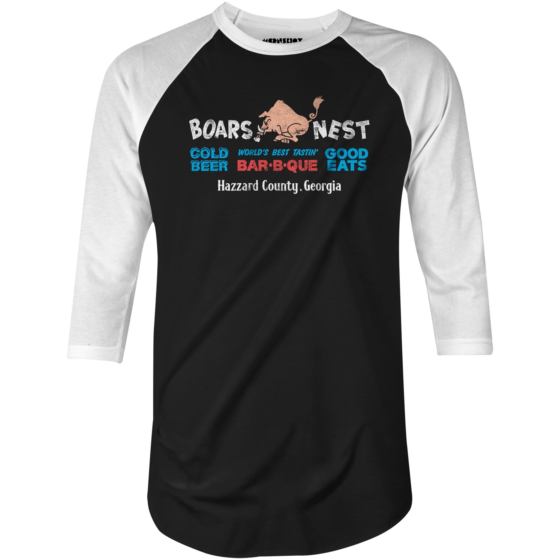 Boars Nest - 3/4 Sleeve Raglan T-Shirt