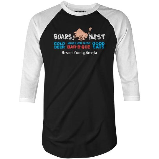 Boars Nest - 3/4 Sleeve Raglan T-Shirt