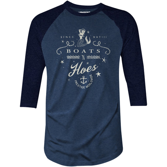 Boats n Hoes - 3/4 Sleeve Raglan T-Shirt