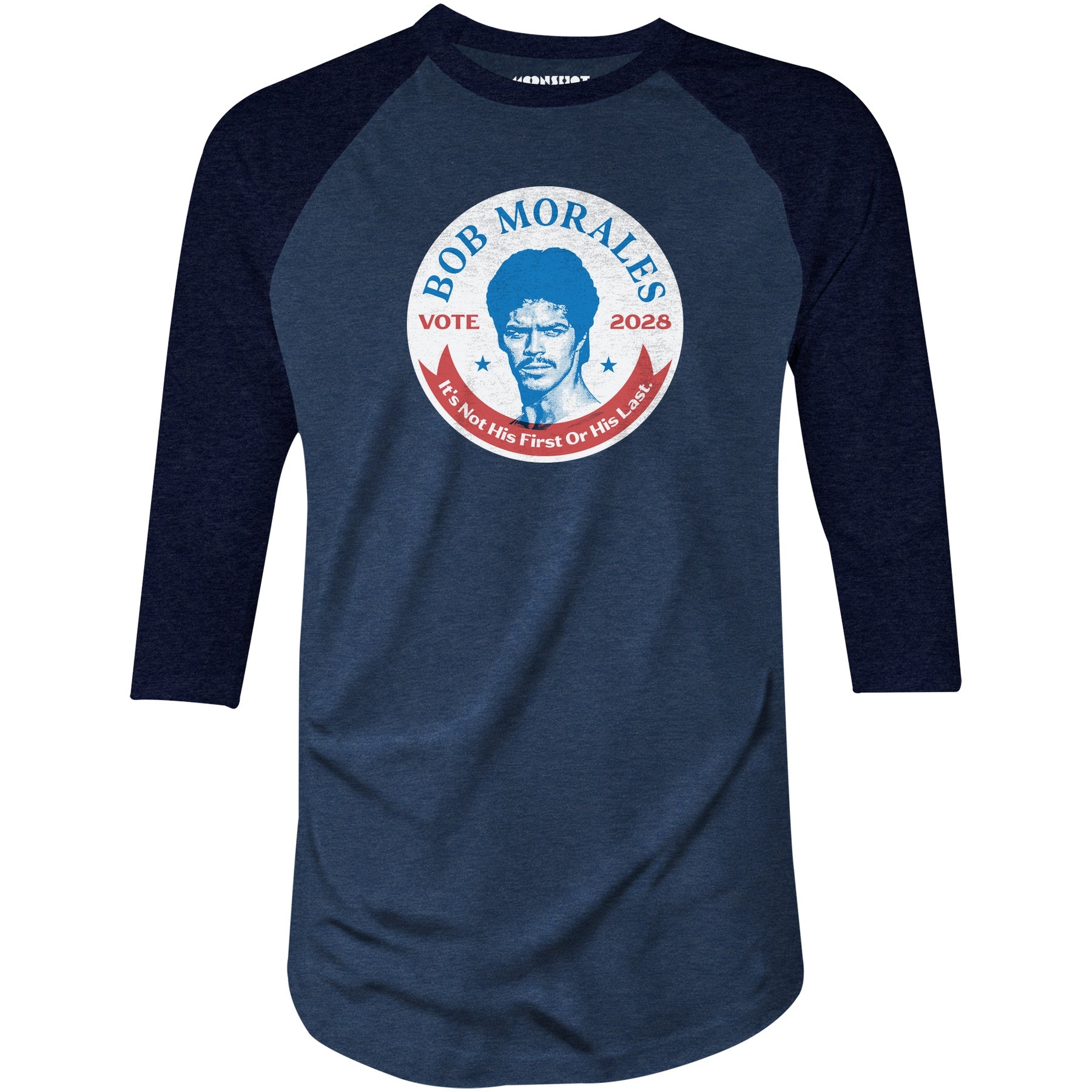 Bob Morales 2028 - 3/4 Sleeve Raglan T-Shirt