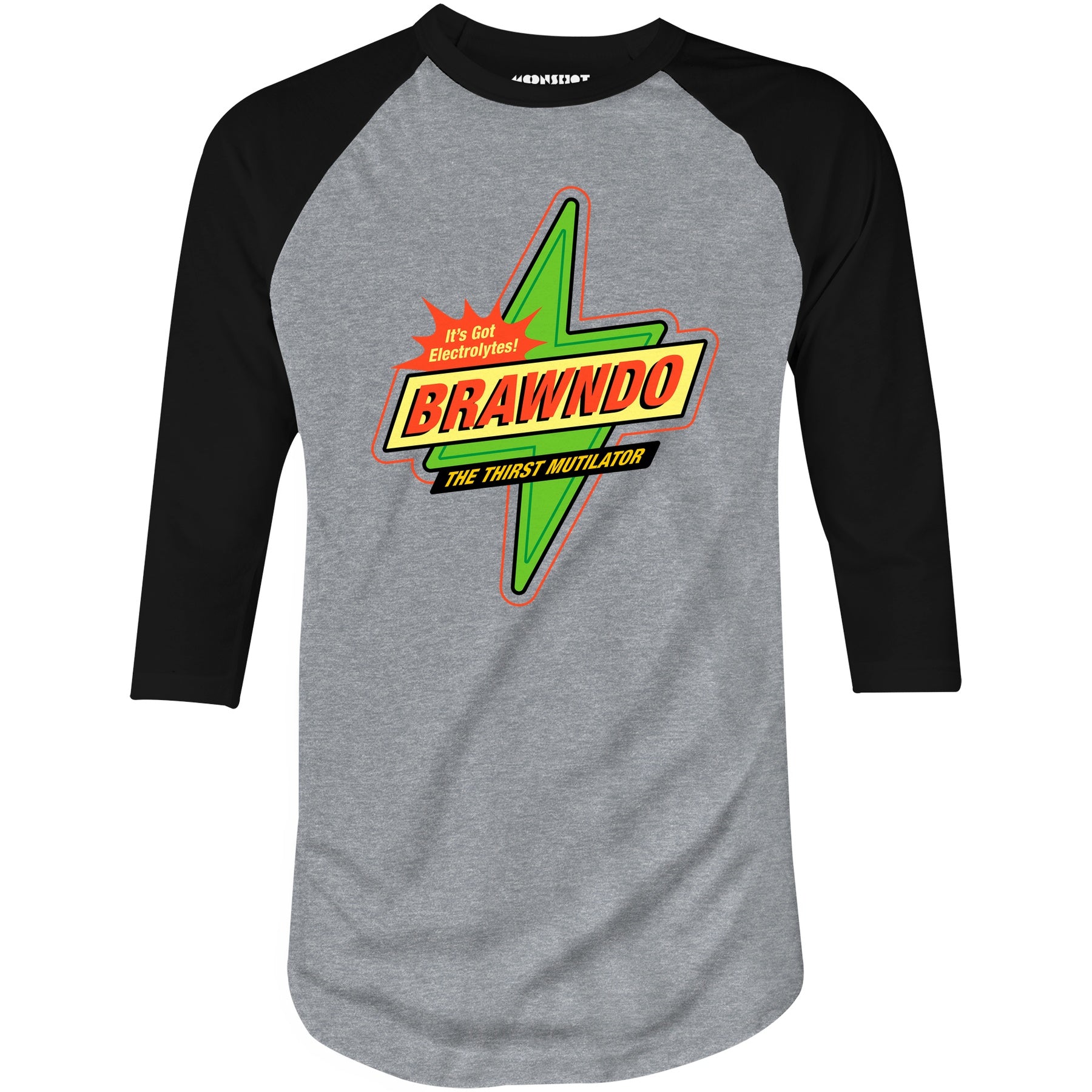 Brawndo - 3/4 Sleeve Raglan T-Shirt