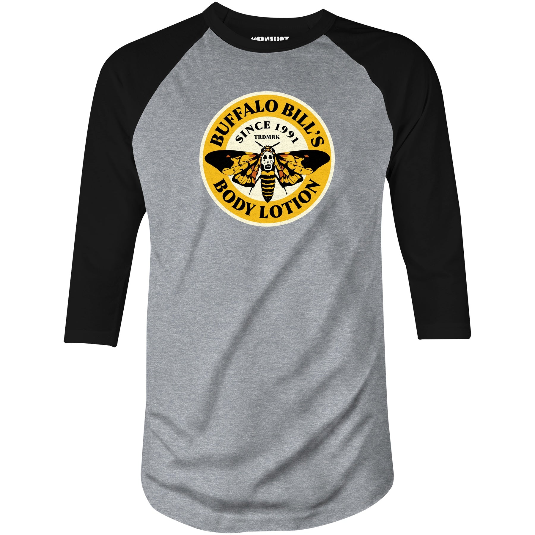 Buffalo Bill's Body Lotion - 3/4 Sleeve Raglan T-Shirt