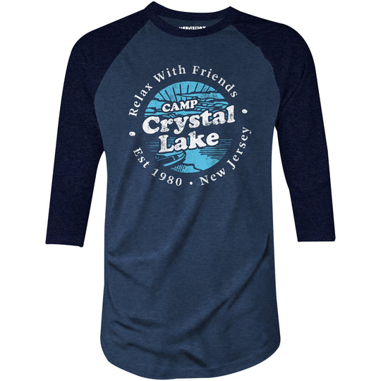 Camp Crystal Lake - 3/4 Sleeve Raglan T-Shirt