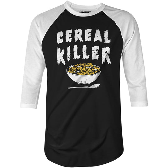 Cereal Killer - 3/4 Sleeve Raglan T-Shirt