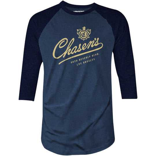 Chasen's - Los Angeles, CA - Vintage Restaurant - 3/4 Sleeve Raglan T-Shirt