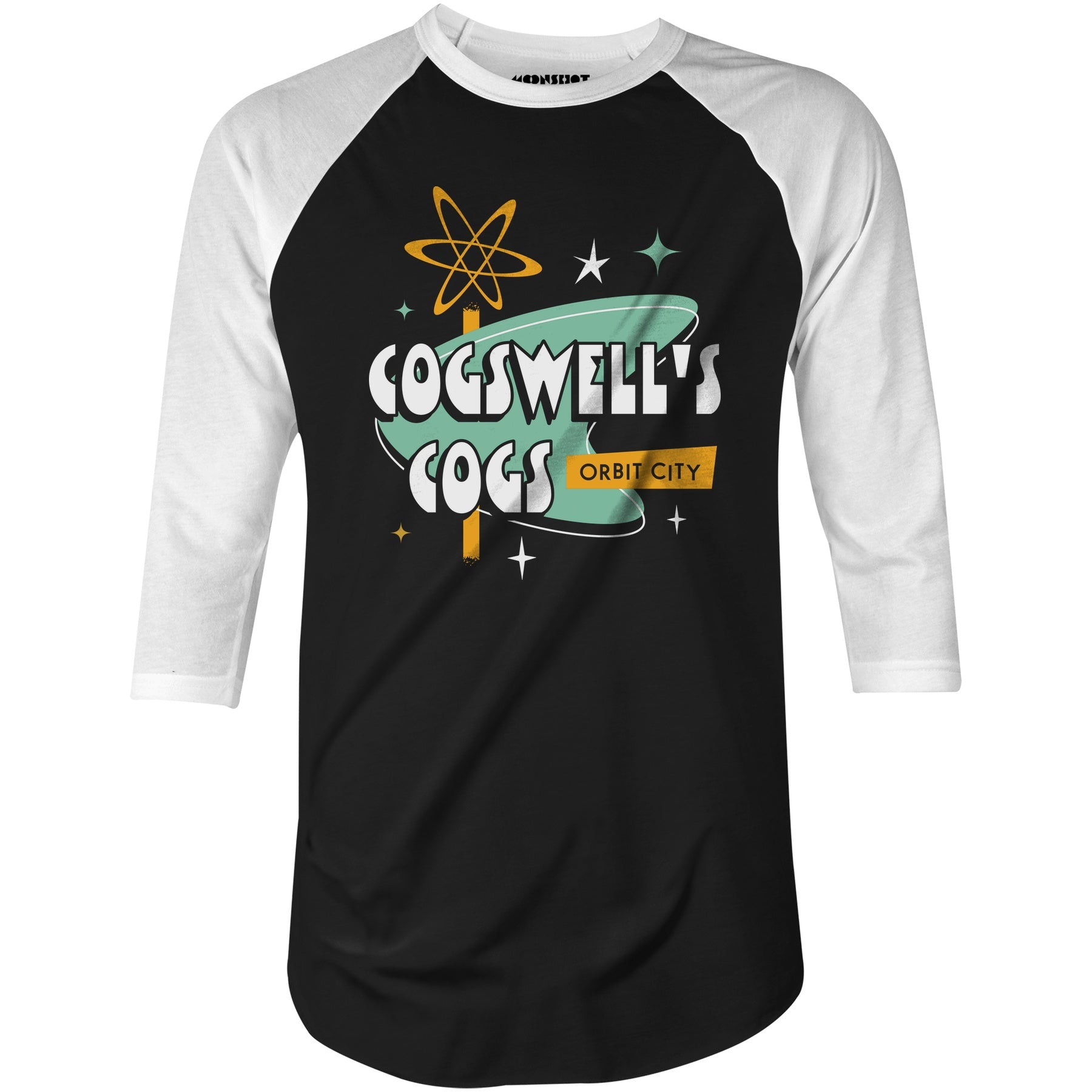 Cogswell's Cogs - 3/4 Sleeve Raglan T-Shirt
