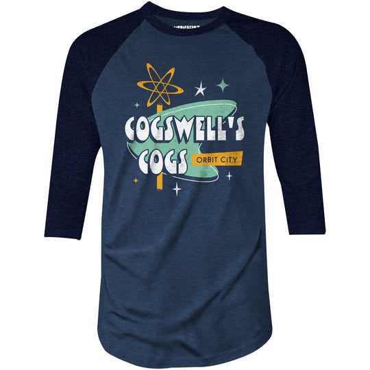 Cogswell's Cogs - 3/4 Sleeve Raglan T-Shirt
