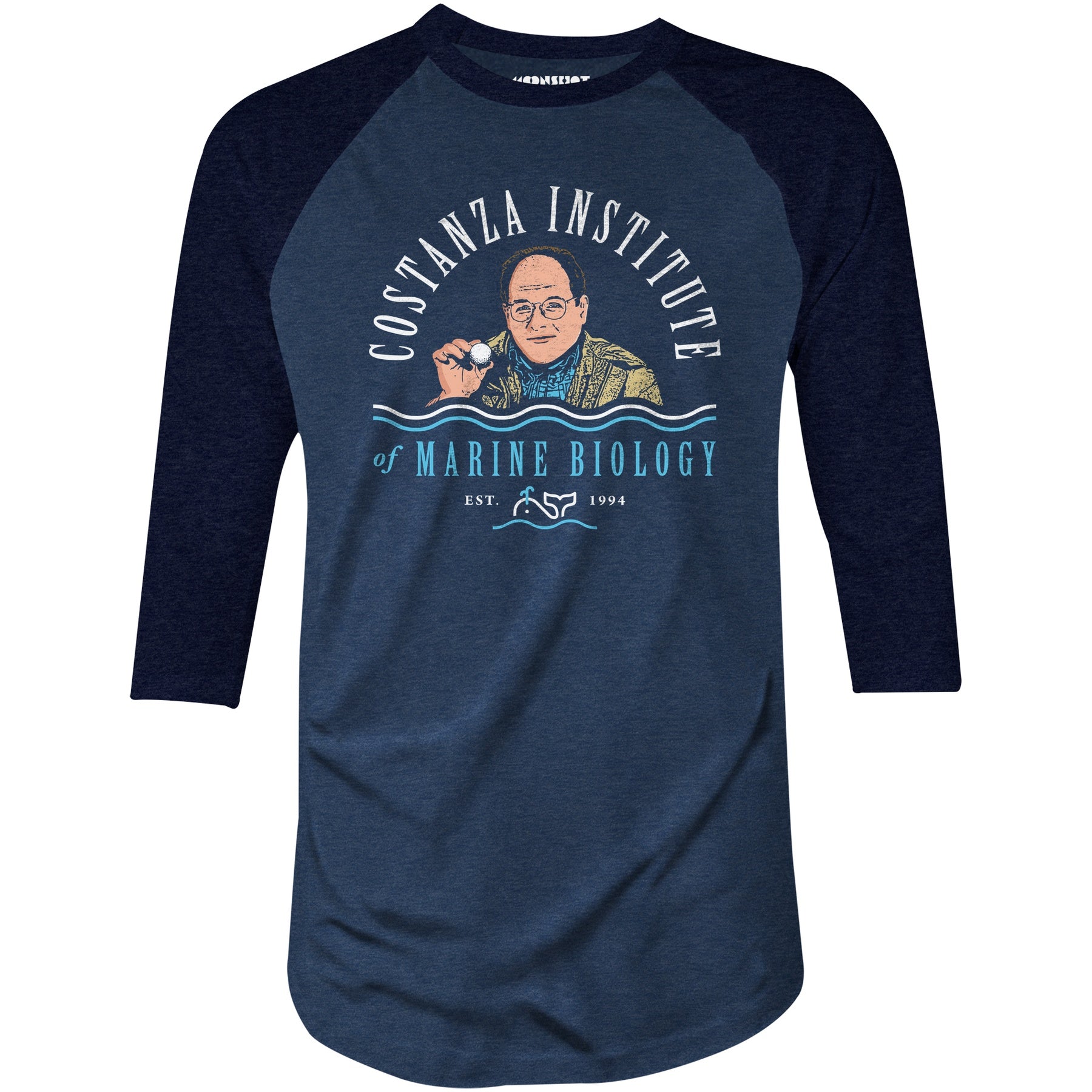 Costanza Institute of Marine Biology - 3/4 Sleeve Raglan T-Shirt