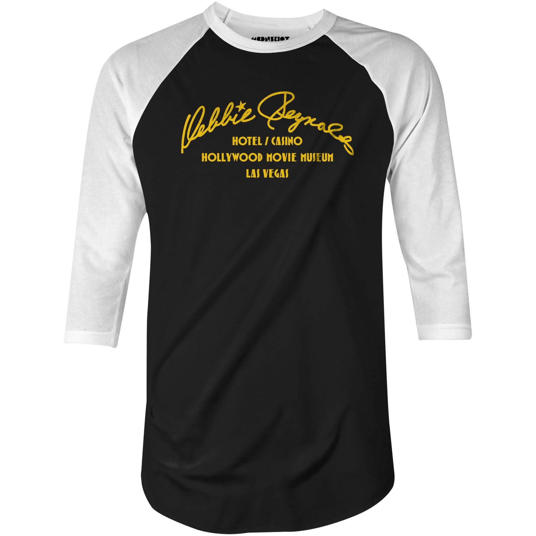 Debbie Reynolds Hotel & Casino & Museum - Vintage Las Vegas - 3/4 Sleeve Raglan T-Shirt