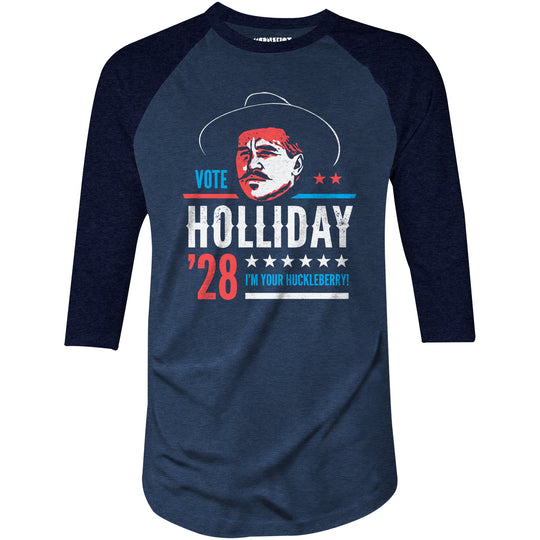 Doc Holliday 2028 - 3/4 Sleeve Raglan T-Shirt