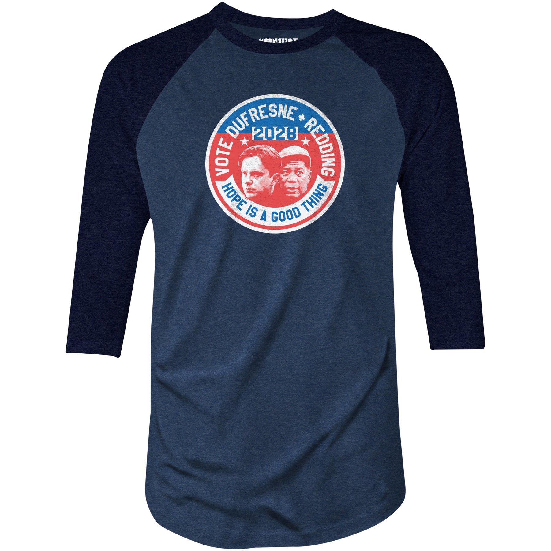 Dufresne Redding 2028 - 3/4 Sleeve Raglan T-Shirt