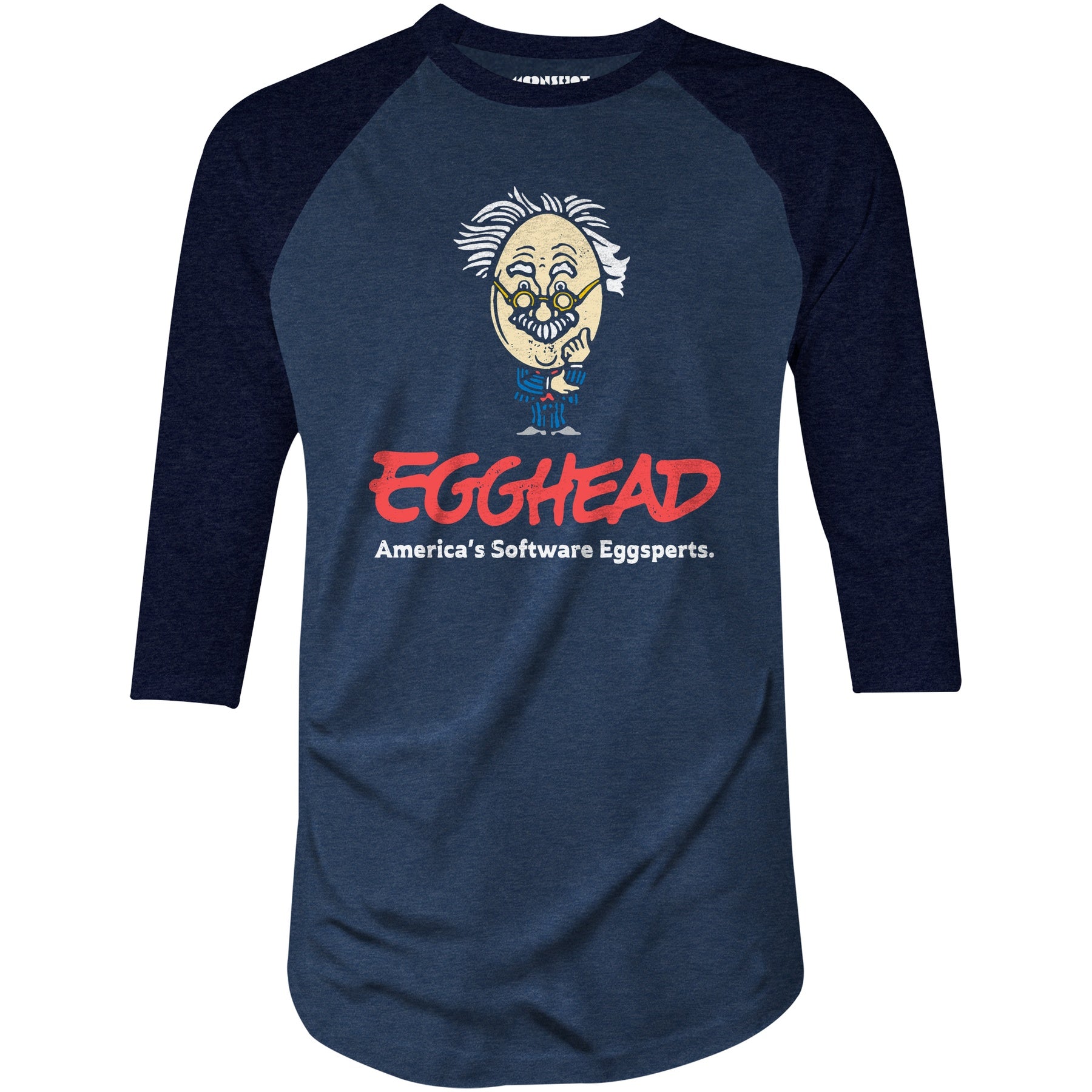 Egghead Software - Defunct Software Store - 3/4 Sleeve Raglan T-Shirt