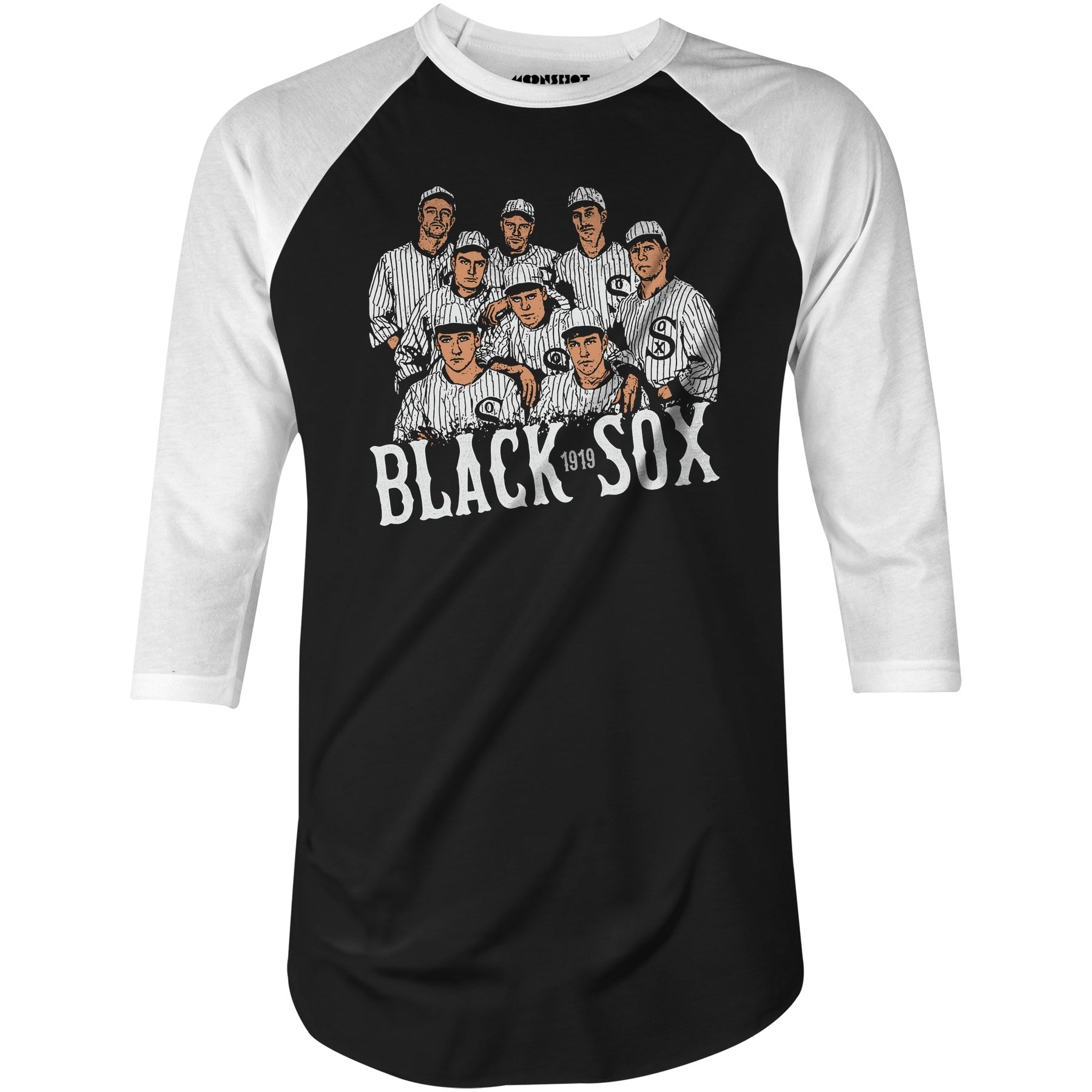 Eight Men Out - 3/4 Sleeve Raglan T-Shirt