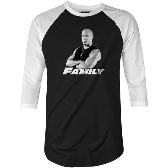 Family - 3/4 Sleeve Raglan T-Shirt