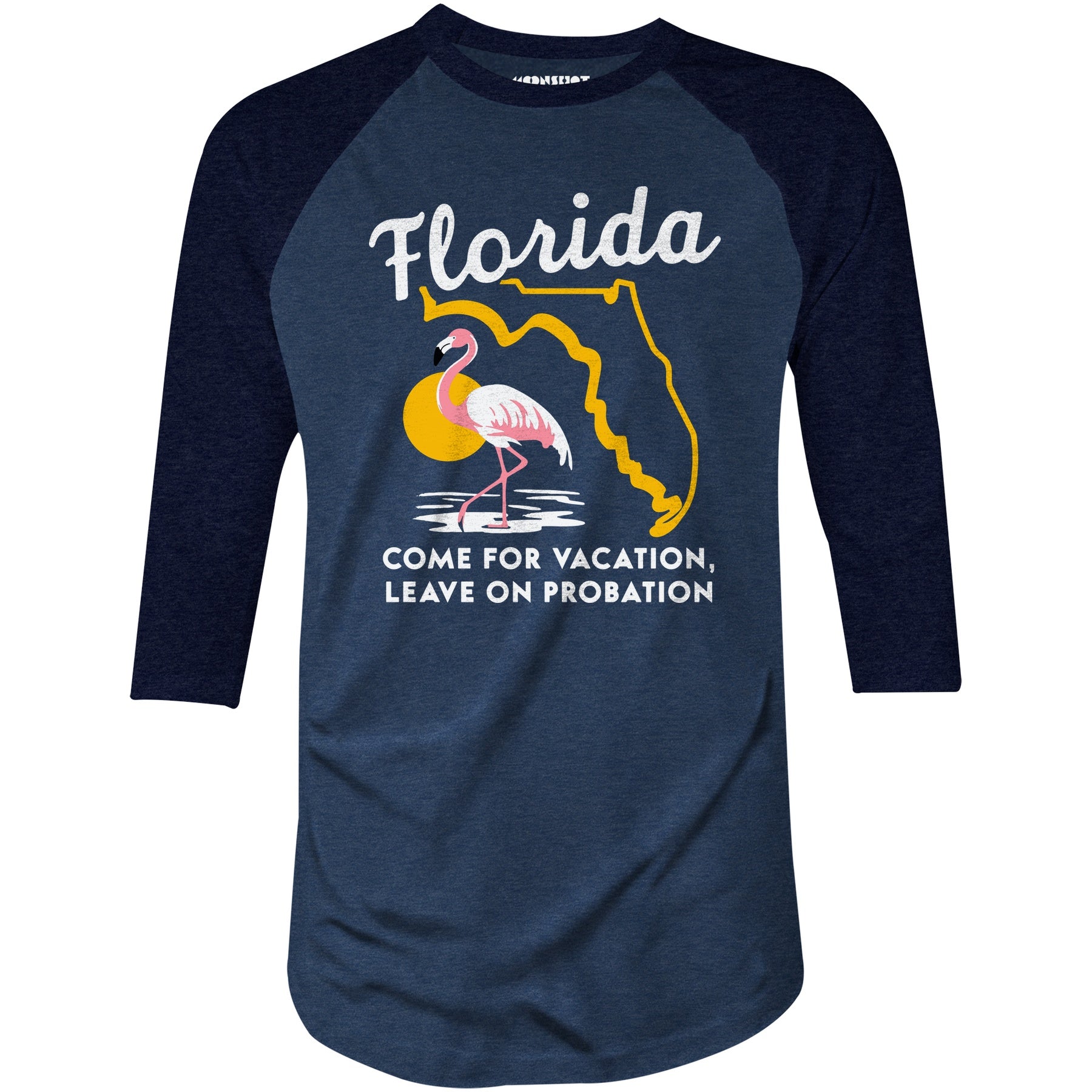 Florida Travel - 3/4 Sleeve Raglan T-Shirt