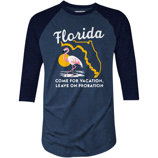 Florida Travel - 3/4 Sleeve Raglan T-Shirt