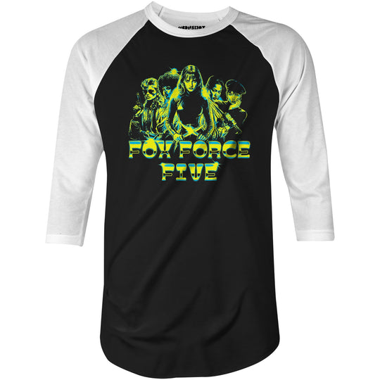 Fox Force Five - 3/4 Sleeve Raglan T-Shirt