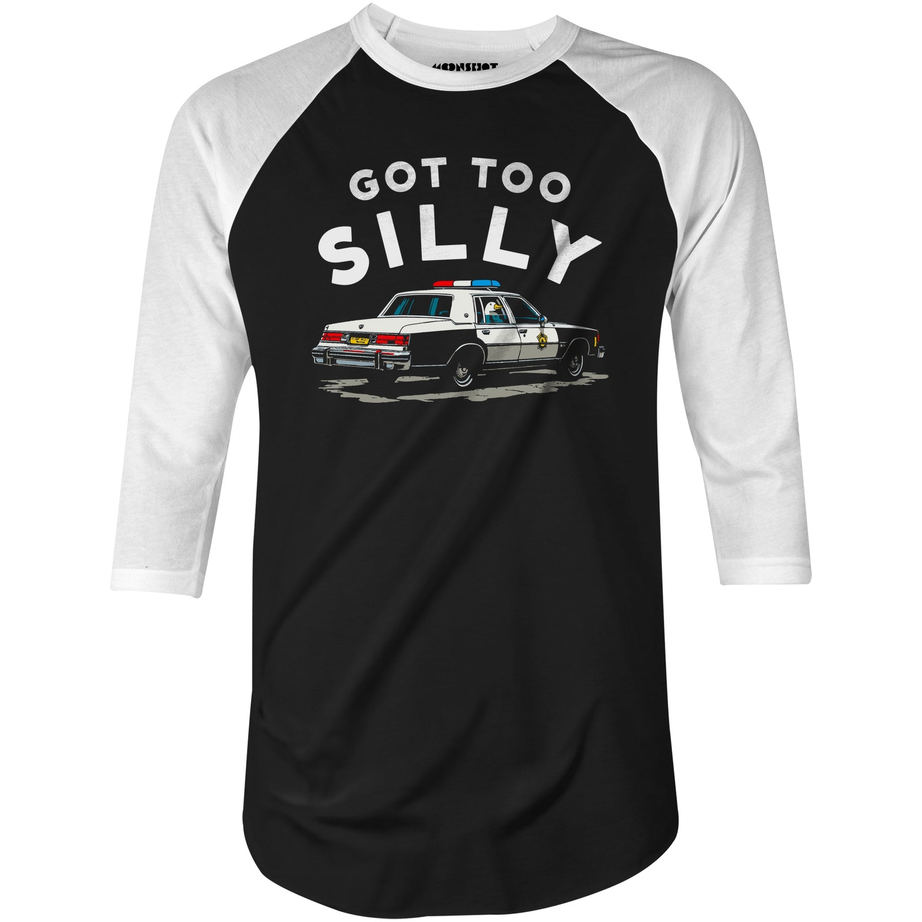 Got Too Silly - 3/4 Sleeve Raglan T-Shirt