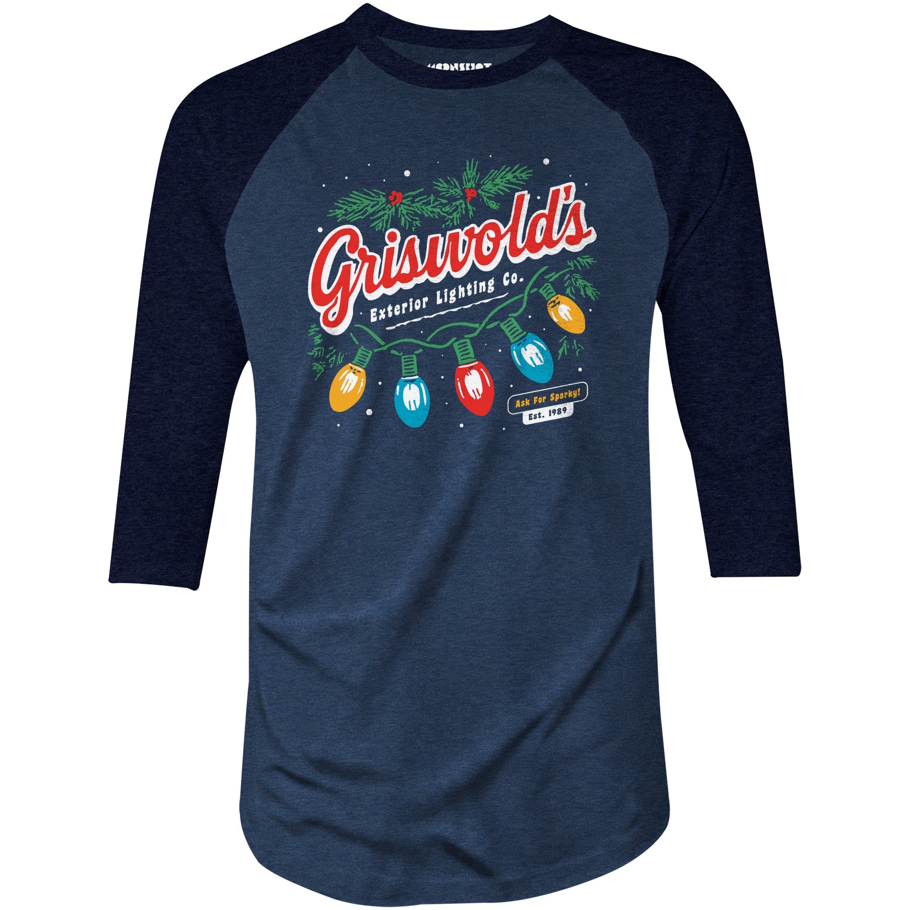 Griswold's Exterior Lighting Co. - 3/4 Sleeve Raglan T-Shirt