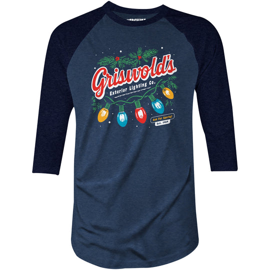 Griswold's Exterior Lighting Co. - 3/4 Sleeve Raglan T-Shirt