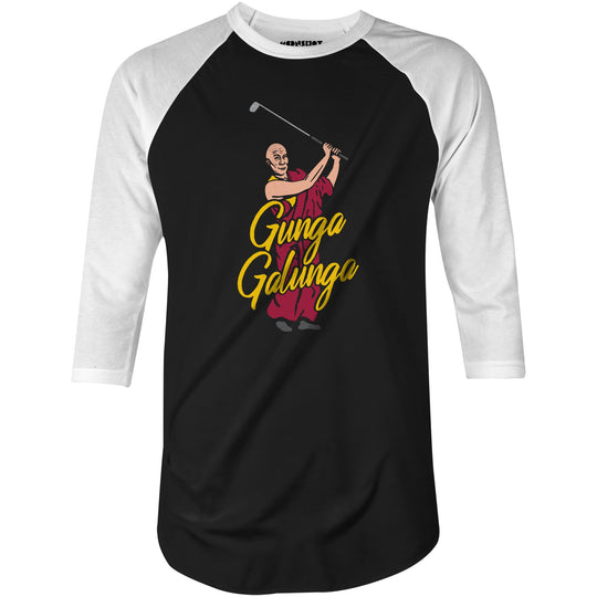 Gunga Galunga Dalai Lama - 3/4 Sleeve Raglan T-Shirt
