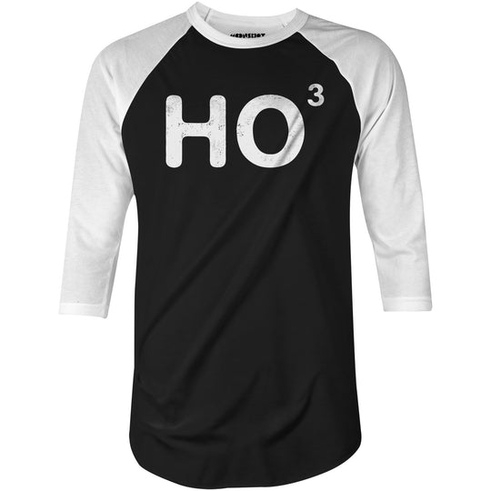 Ho to the Third - 3/4 Sleeve Raglan T-Shirt