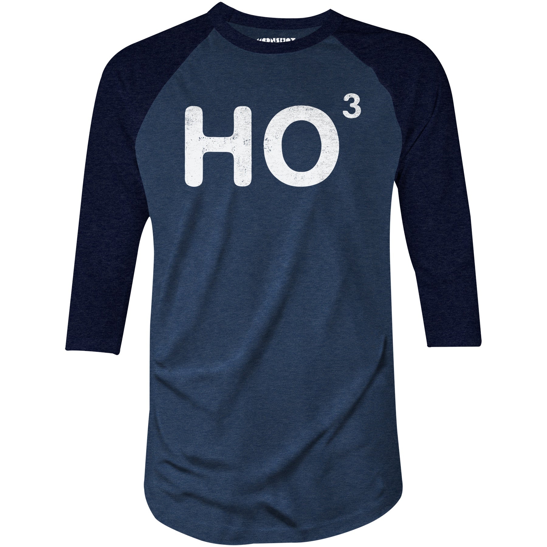 Ho to the Third - 3/4 Sleeve Raglan T-Shirt