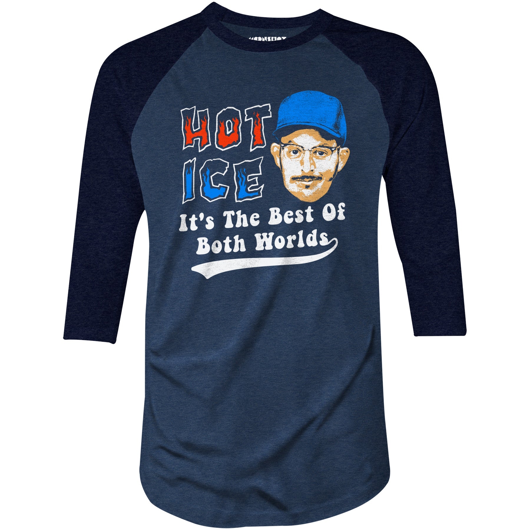 Hot Ice - 3/4 Sleeve Raglan T-Shirt