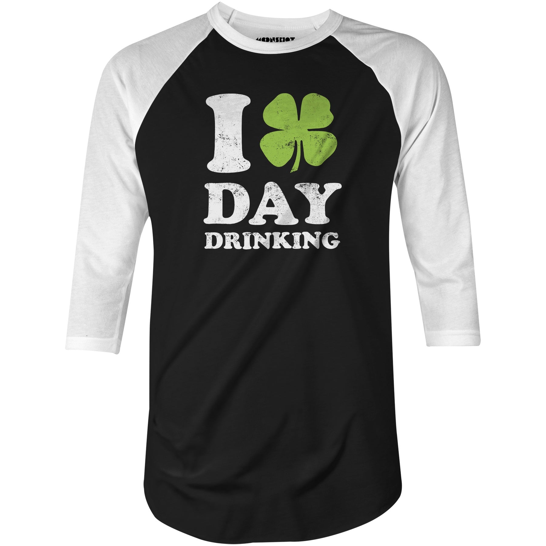 I Love Day Drinking - 3/4 Sleeve Raglan T-Shirt