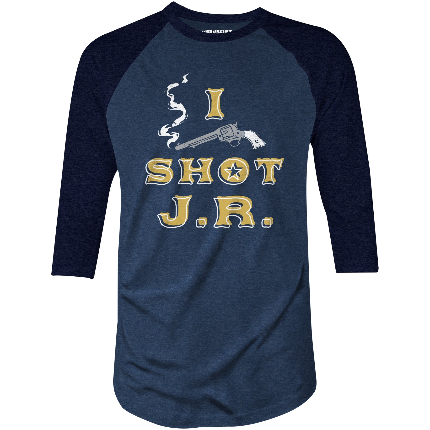 I Shot J.R. - 3/4 Sleeve Raglan T-Shirt