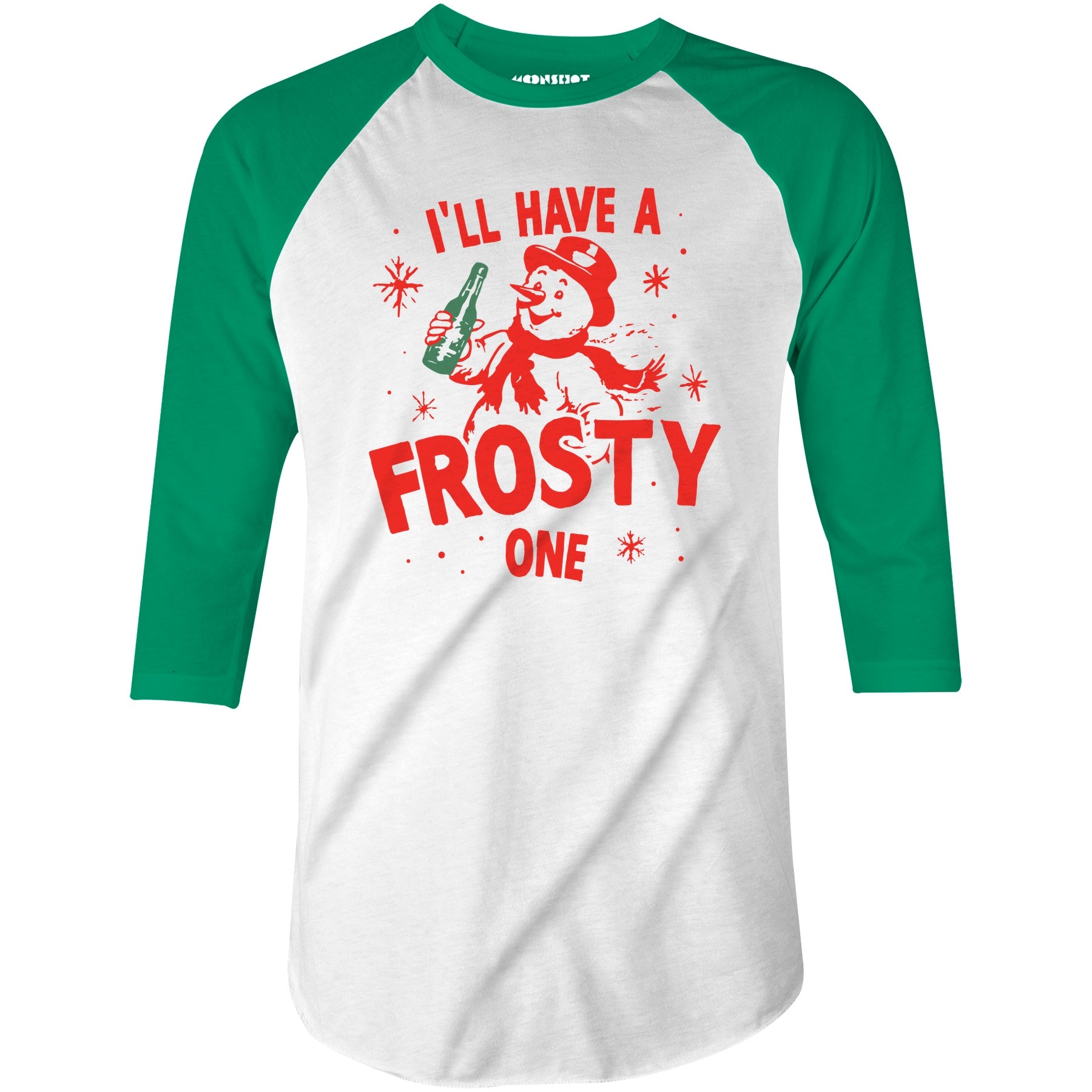 I'll Have a Frosty One - 3/4 Sleeve Raglan T-Shirt