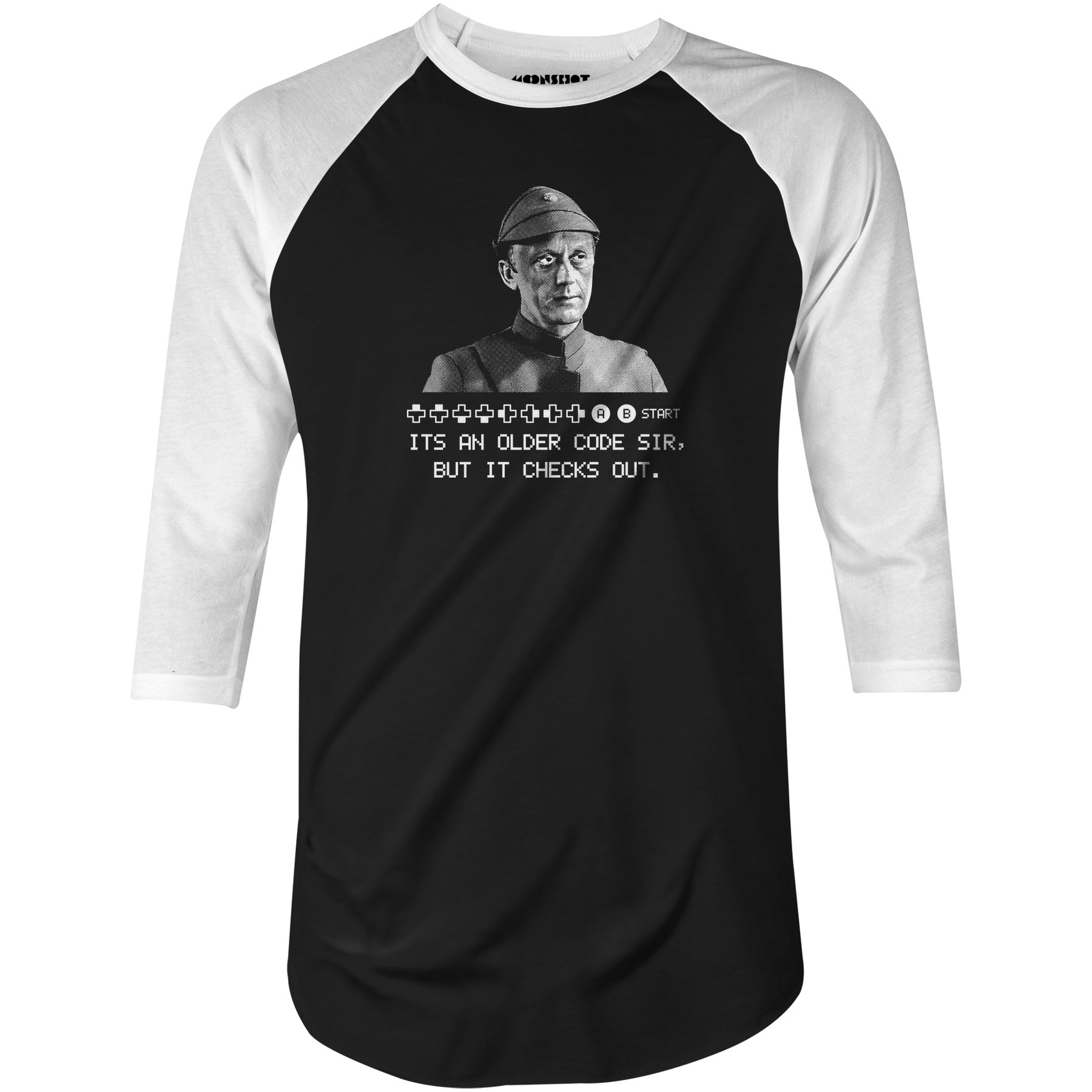 It's An Older Code Sir But It Checks Out - 3/4 Sleeve Raglan T-Shirt
