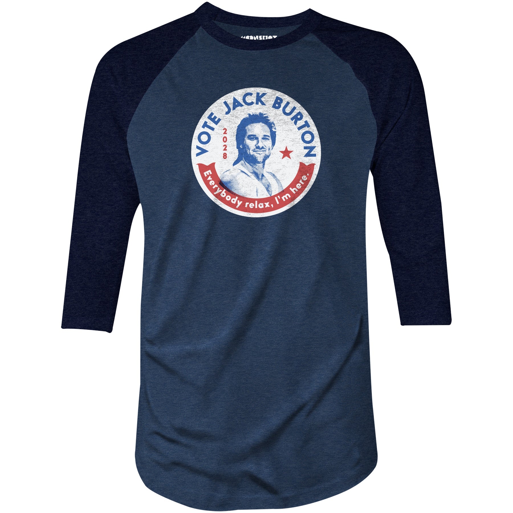 Jack Burton 2028 - 3/4 Sleeve Raglan T-Shirt
