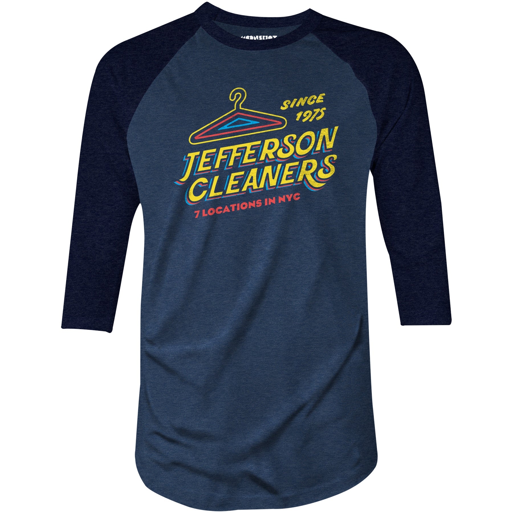 Jefferson Cleaners - 3/4 Sleeve Raglan T-Shirt