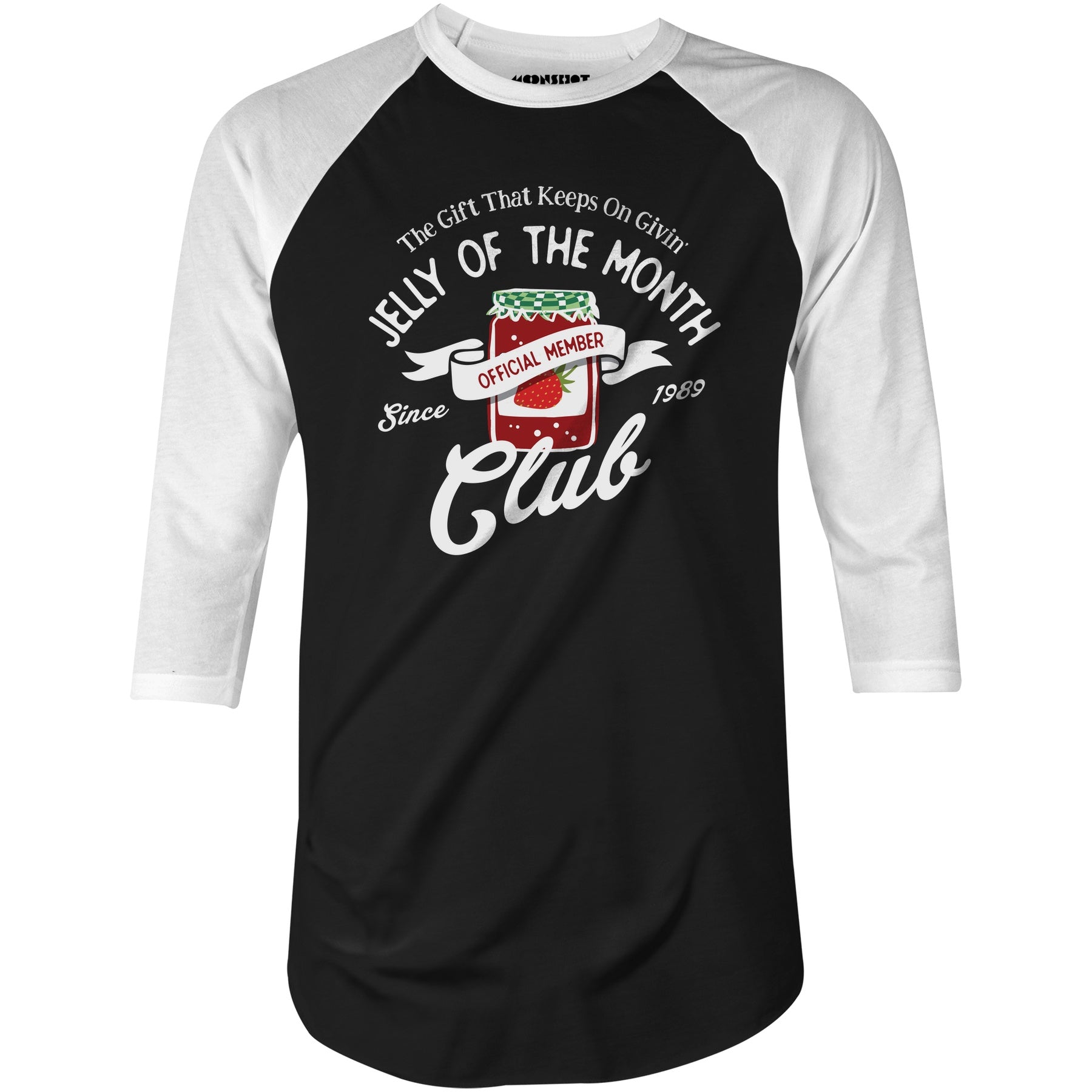 Jelly of the Month Club - 3/4 Sleeve Raglan T-Shirt