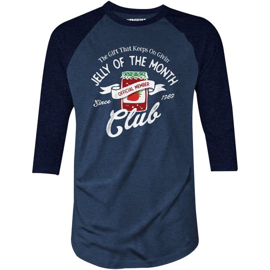 Jelly of the Month Club - 3/4 Sleeve Raglan T-Shirt