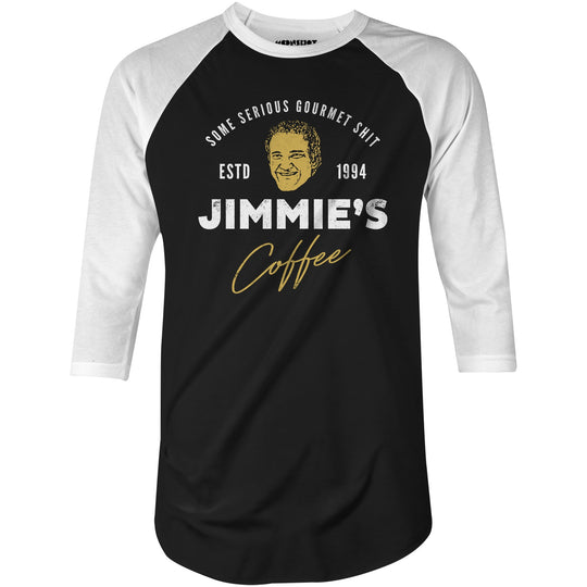 Jimmie's Coffee - 3/4 Sleeve Raglan T-Shirt