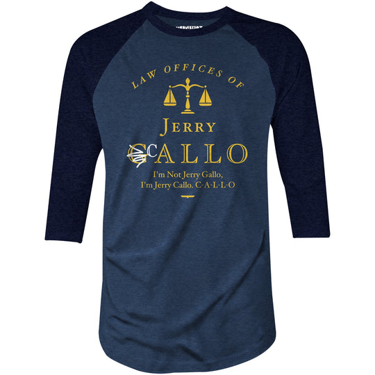 Law Offices of Jerry Callo - 3/4 Sleeve Raglan T-Shirt